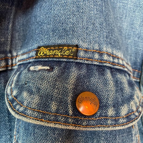 Vintage Wrangler Unisex Jean Jacket 100% cotton - Picture 4 of 5